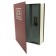 Книга сейф с кодовым замком Бизнес 27 см (бордовый цвет)